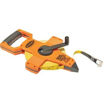 Keson 100'L Open Reel Fiberglass Measuring Tape