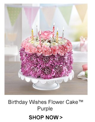 Birthday Wishes FLower Cake