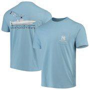 New York Yankees Vineyard Vines Boat T-Shirt – Light Blue