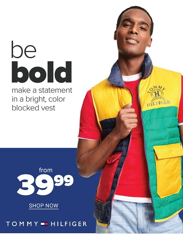 Be Bold! Make a Statement in a Bright, Color Blocked Vest from 39.99 - Shop Now