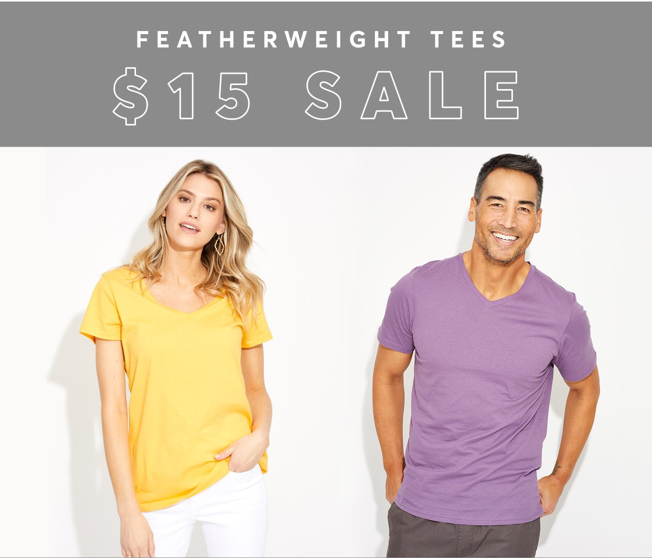 Featherweight Tees $15 Sale