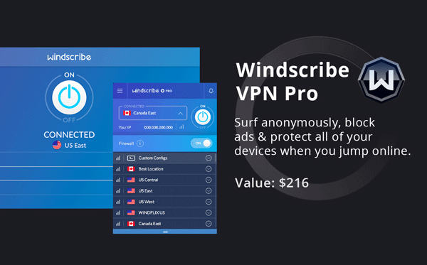 Windscribe VPN Pro | Shop Now