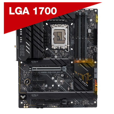 ASUS Z690-PLUS TUF Gaming WiFi DDR4 Intel LGA 1700 ATX Motherboard