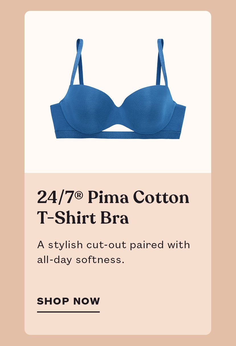 24/7® Pima Cotton T-Shirt Bra