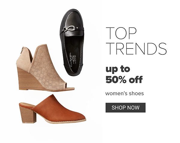 Top Trends! Up to 50% off Women's Shoes - Shop Now