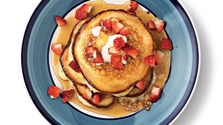 Strawberry Griddle Cakes