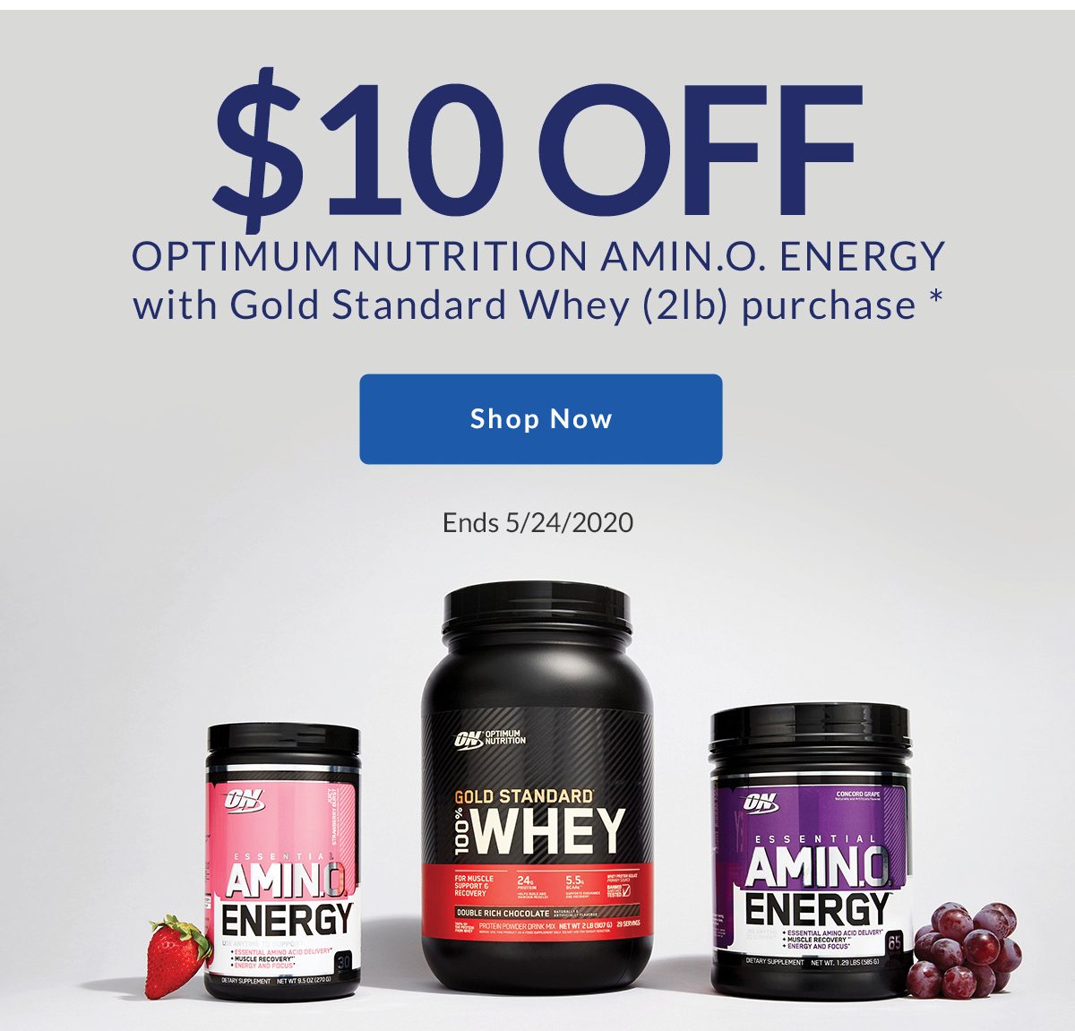 $10 off Amino Energy w/ purchase of 2lb GSW
