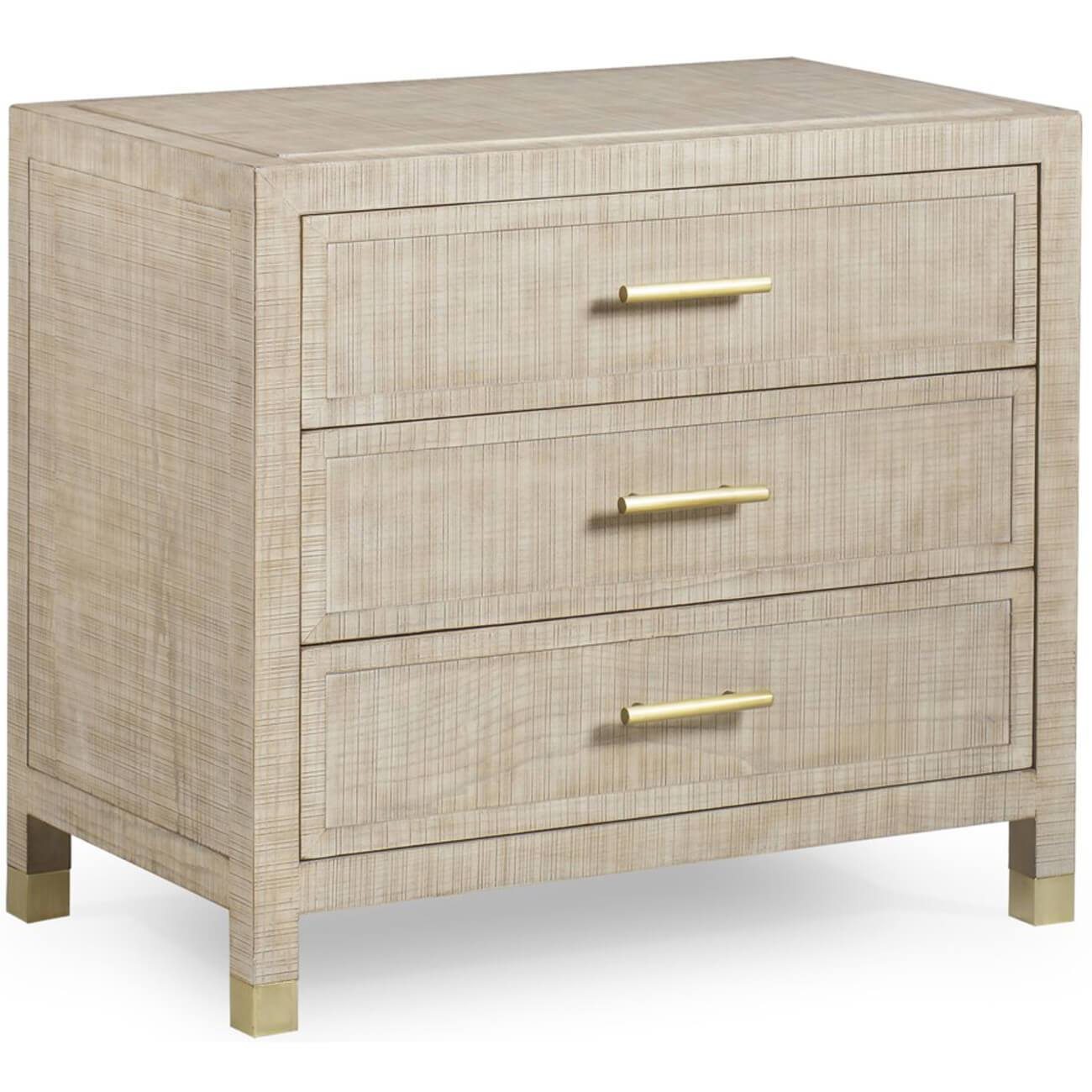 Image of Raffles 3 Drawer Nightstand