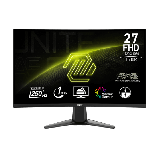 MSI MAG 27C6X 27 in Full HD (1920 x 1080) 250Hz Curved Screen Gaming Monitor