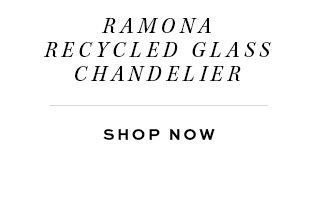 Ramona Recylcle Glass Chandelier