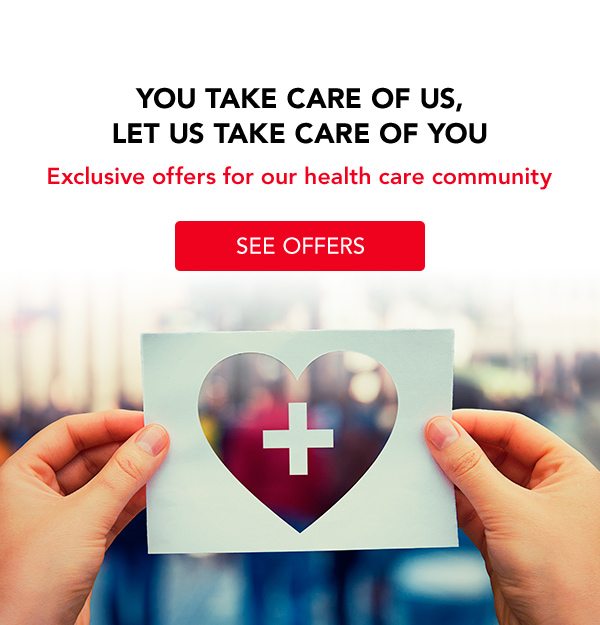 Exclusive offers for our health care communnity | See offers