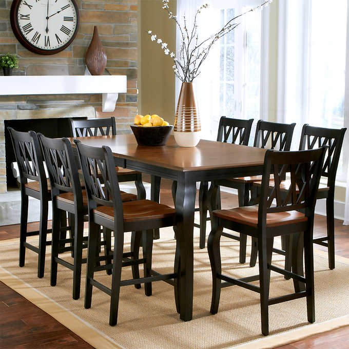 Roslyn 9-Piece Counter-Height Dining Set