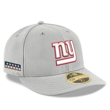 New York Giants New Era Crafted in the USA Low Profile 59FIFTY Fitted Hat - Gray