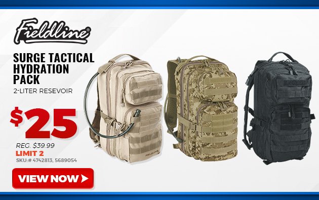 Fieldline Surge Tactical Hydration Pack