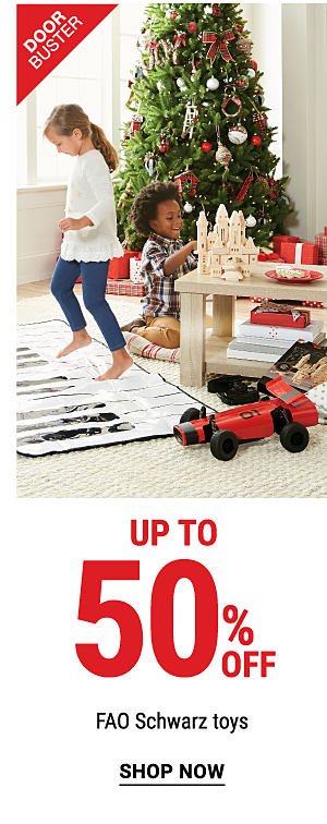 Doorbuster - Up to 50% off FAO Schwarz toys. Shop Now.