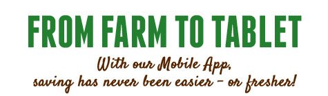 From Farm to Tablet