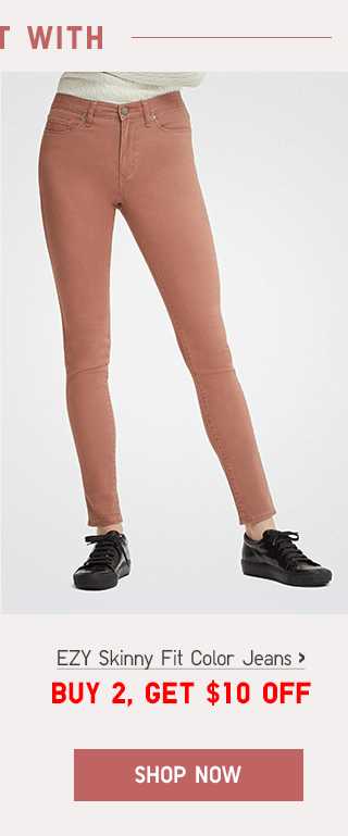 EZY SKINNY FIT COLOR JEANS