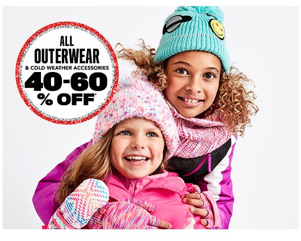 All Outerwear & Cold Weather Accessories 40-60% Off