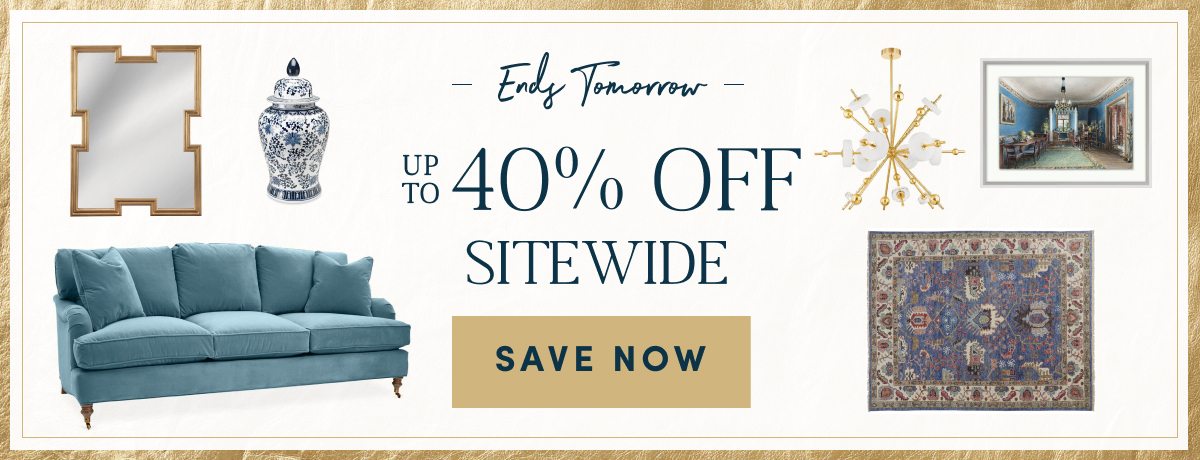 Up to 40 Percent Off Sitewide