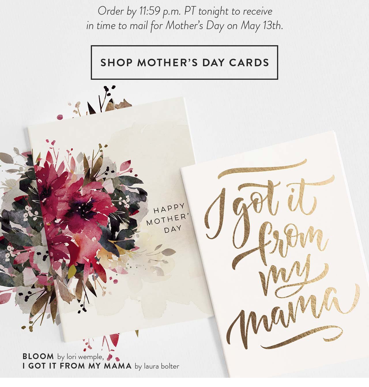 Shop Mother's Day Greeting Cards