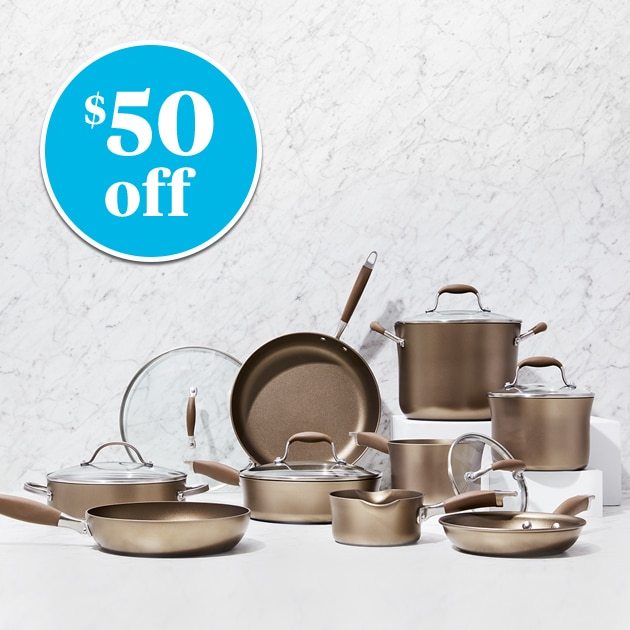 EXCLUSIVELY OURS! Anolon® Advanced Umber 12-Piece Hard Anodized Nonstick Cookware Set - $50 off