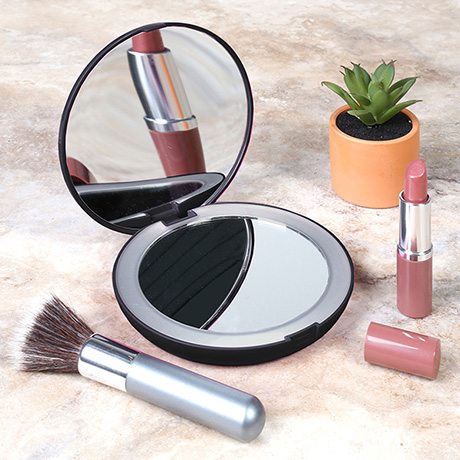 Lighted Travel Makeup Mirror