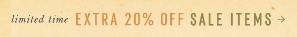 Shop 20% off sale items.