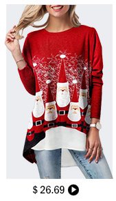 Christmas Faux Two Piece T Shirt