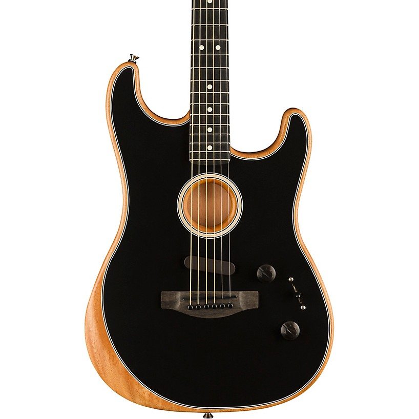 Fender Acoustasonic Stratocaster Acoustic-Electric, Black