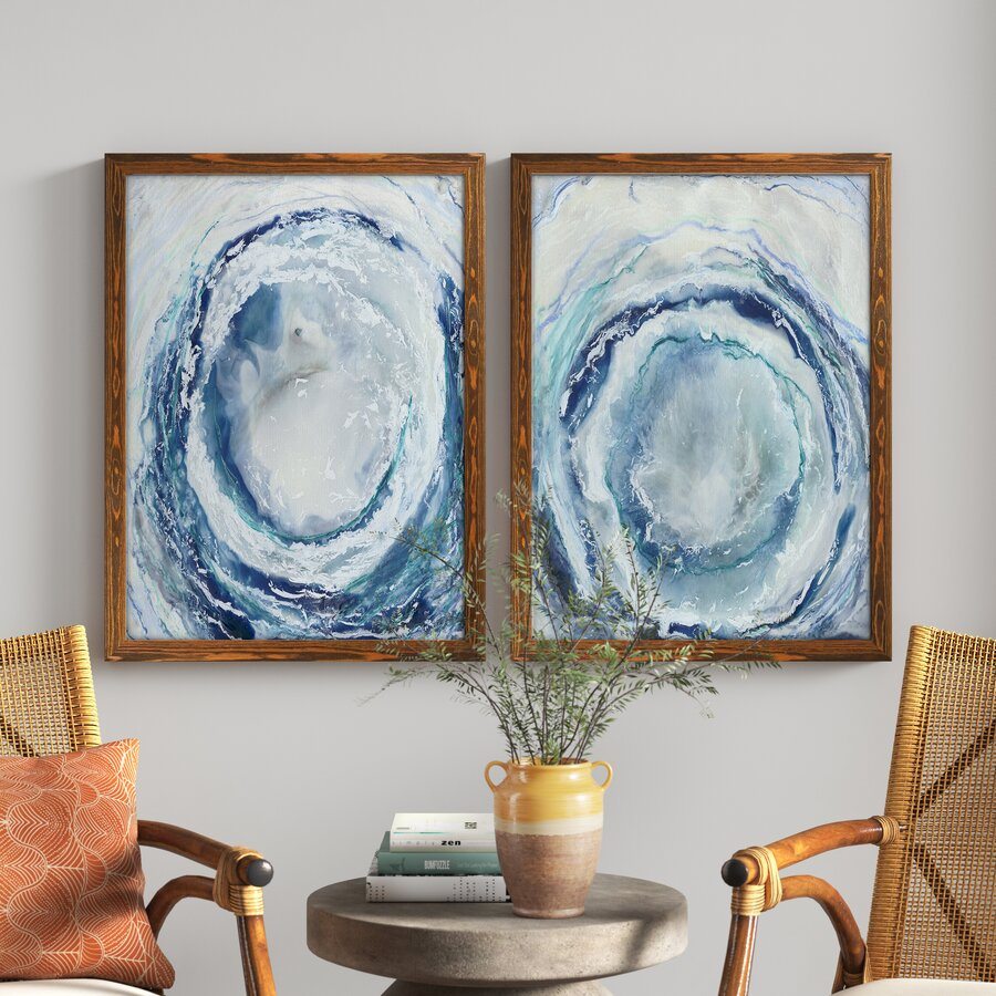 Ocean Eye I by Renee Stramel - 2 Piece Picture Frame Print Set