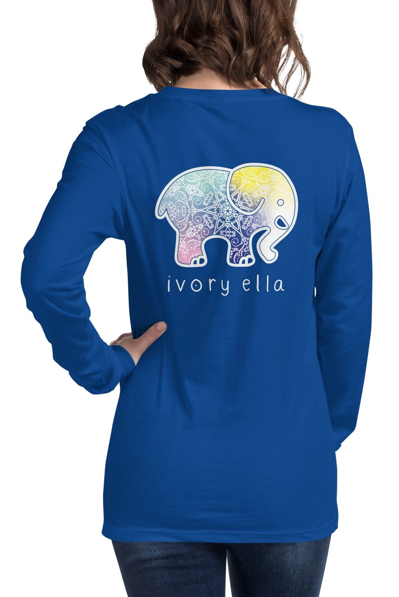 Image of Snowflake Mandala Unisex Long Sleeve T-Shirt