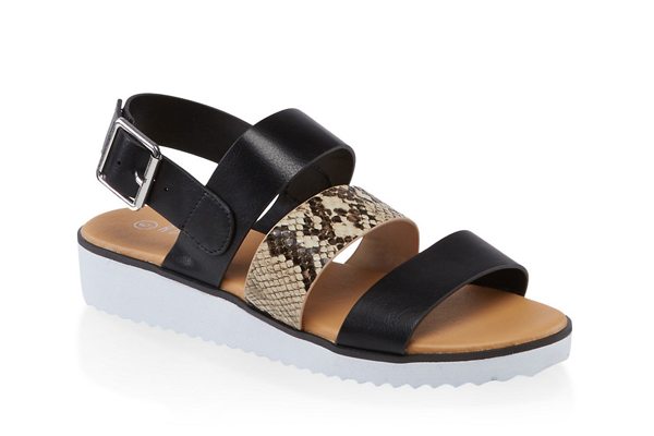 3 Band Buckle Sandals