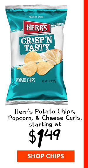 Herr's Potato Chips, Popcorn & Cheese Curls