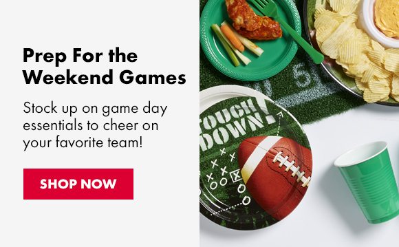 Prepare for the Playoffs | Stock up on game day essentials to cheer on your favorite team! | SHOP NOW