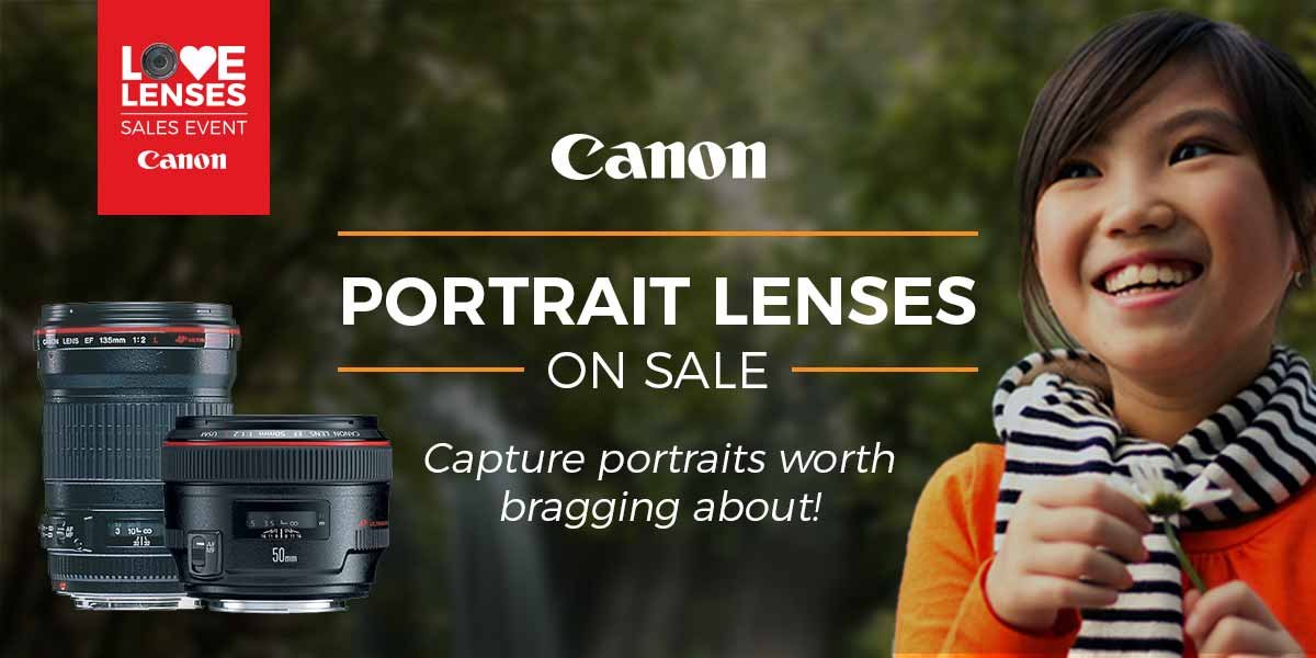 CANON LOVE LENSES SALES EVENT