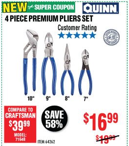 View 4 Pc Pliers Set