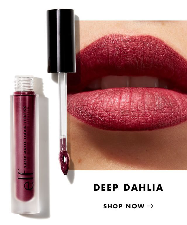 Sheer Matte Liquid Lipstick in Deep Dahlia. Shop Now