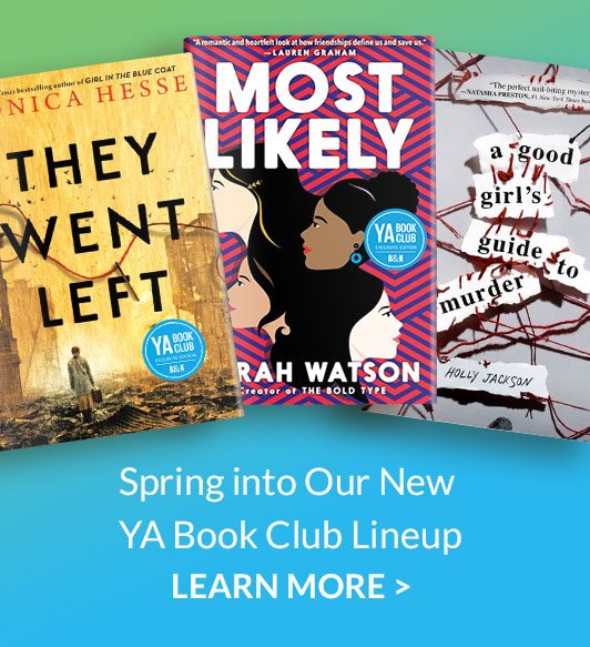 Spring Into Our New YA Book Club Lineup | We've got butterflies just thinking about it. | LEARN MORE