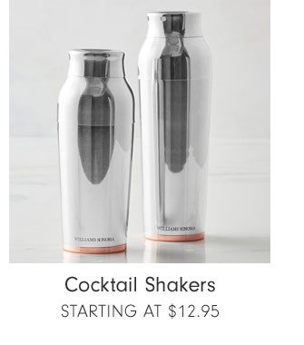 Cocktail Shakers Starting at $12.95