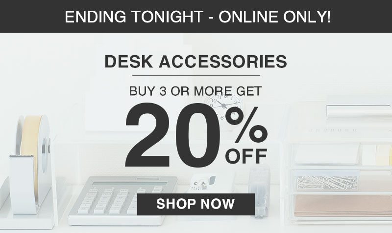 Shop Desk Accessories Sale Ending Tonight