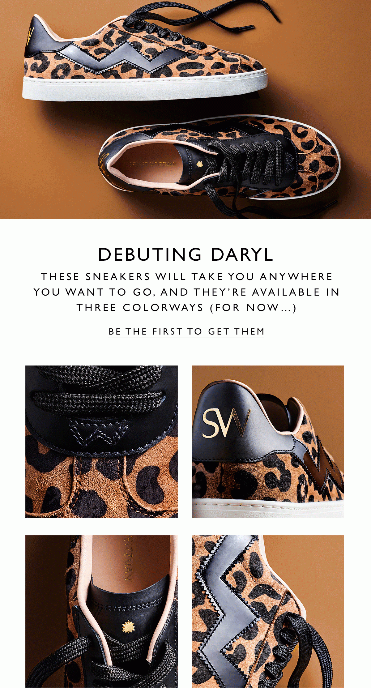 Debuting Daryl. These sneakers will take you anywhere you want to go, and they're available in three colorways (for now...) BE THE FIRST TO GET THEM.