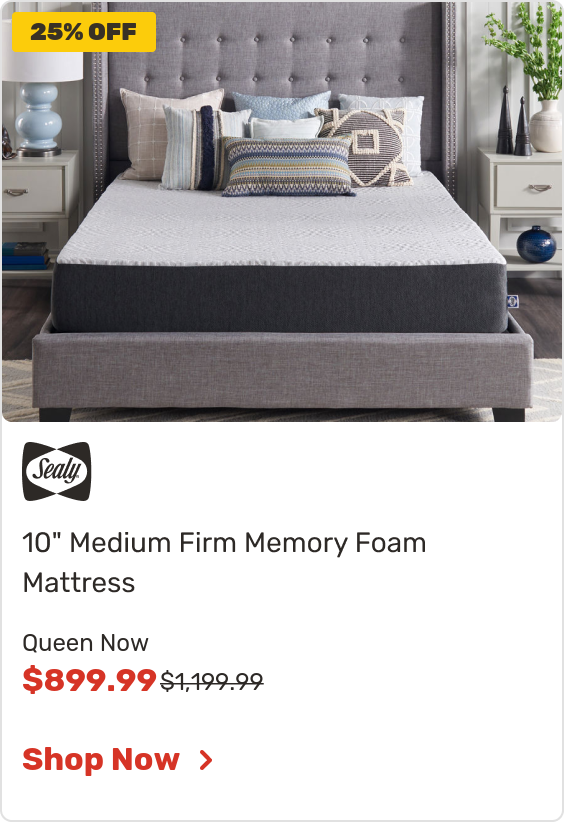 10 inch Medium Firm Memory Foam Mattress