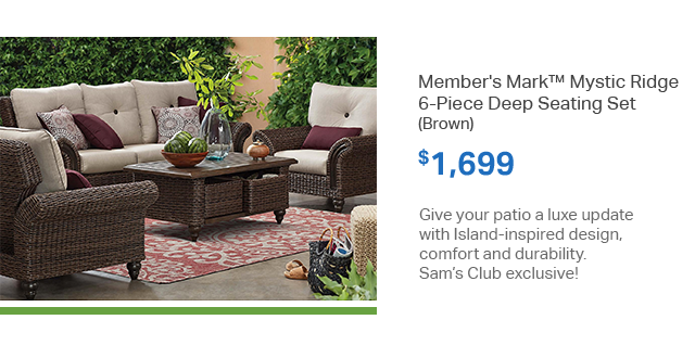 Member's mark mystic ridge lounge sofa shop