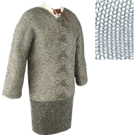 Full Sleeve Butted Chainmail Hauberk