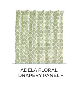 Adela Floral Drapery Panel