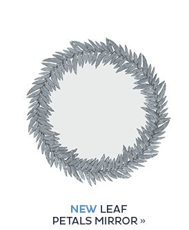 Leaf Petals Mirror