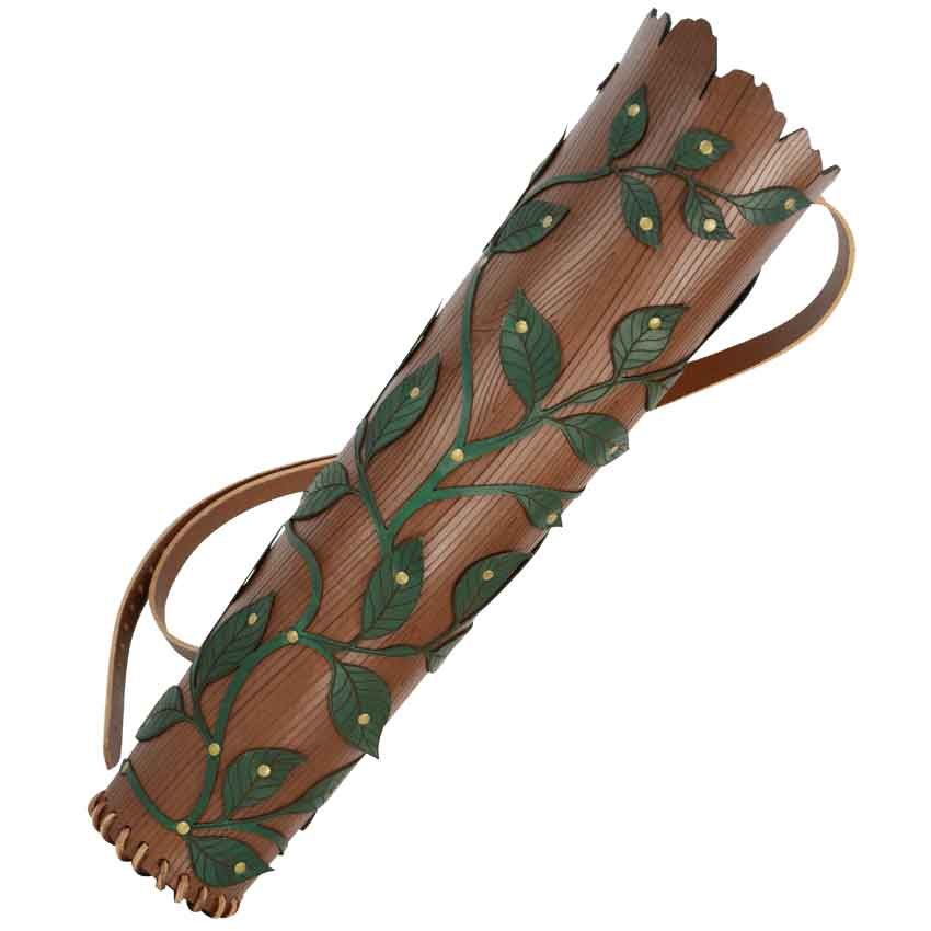 Image of Elven Leaf Leather Quiver