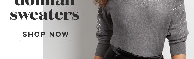 Embellished Dolman Sweaters