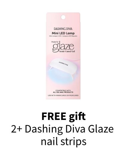 Free gift 2+ Dashing Diva Glaze nail strips