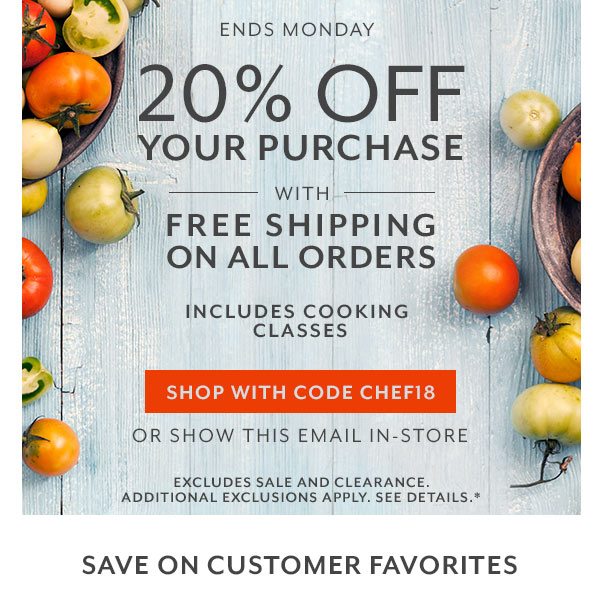 20% Off Your Order